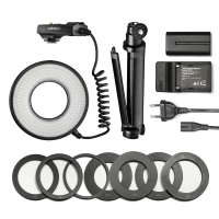 walimex pro Macro LED Ringlicht DSR 232 Set Nr. 20951