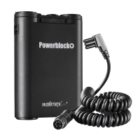 Powerblock plus schwarz mit Spiralkabel für Nikon Nr. 18411