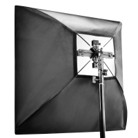 walimex Set 4f. Blitzhalter inkl. Softbox 60x60cm Nr. 18655