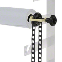 walimex Hintergrundexpan + Kette & Gewicht schwarz Nr. 14955