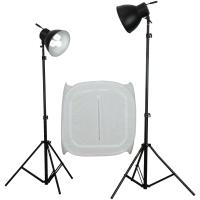 walimex Studioset Daylight 600/600 mit Lichtwürfel Nr. 16549