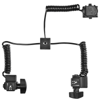 walimex Makro Blitzschiene Basic mit Y-Kabel Panasonic Nr. 17885