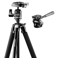 mantona Scout Stativ Max + Videoneiger Pan 360 Nr. 20389