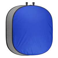 walimex pro 2in1 Falthintergrund grau/blau 200x230 Nr. 20754