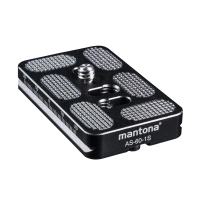 mantona AS-60-1S Schnellwechselplatte Arca-Swiss kompatibel, 60x38 mm Nr. 21462