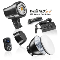 Walimex pro LED Foto Video Studioleuchte Niova 60 Plus Bi Color Nr. 22253