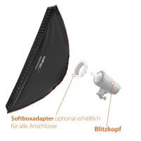 Walimex pro Studio Line Striplight Softbox QA 30x140cm Profoto Nr. 22647