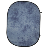 walimex Foldable Background batik blue 150x200cm No. 14930