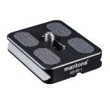 mantona AS-50-1 Schnellwechselplatte Arca-Swiss kompatibel, 50x38 mm Nr. 21461