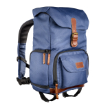 mantona Fotorucksack Luis junior blau, retro Nr. 21492