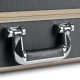 walimex Foto-Koffer Basic M, schwarz/braun Nr. 15119
