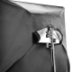 walimex Set 4f. Blitzhalter inkl. Softbox 60x60cm Nr. 18655