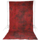 walimex Stoffhintergrund 2,8x5,8m rot Nr. 13006