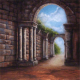walimex pro Motiv-Stoffhintergrund Roma, 3x6m Nr. 16468