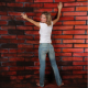 walimex pro Motiv-Stoffhintergrund Bricks, 3x6m Nr. 15832