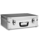 mantona Aluminium Foto-Koffer Basic M, silber Nr. 20038
