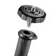 mantona Titanium Carbon 2 in 1 Stativ, 159cm Nr. 18864