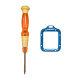 mantona Linsenring blau f?r GoPro Hero 3 Nr. 20551