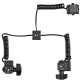 walimex Makro Blitzschiene Basic mit Y-Kabel Sony Nr. 17888