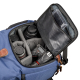 mantona Fotorucksack Luis junior blau, retro Nr. 21492