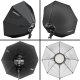 Walimex pro Softbox Octagon 80cm Niova 800 Round Nr. 22484