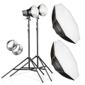 walimex pro 2er Set Daylight 250S+ Softbox+ Stativ Nr. 20337