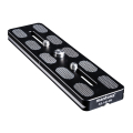 mantona AS-140-2M Schnellwechselplatte Arca-Swiss kompatibel, 140x38 mm Nr. 21465